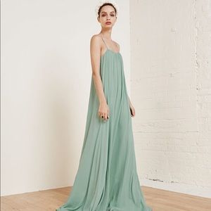 NWT Reformation fiona black dress size M